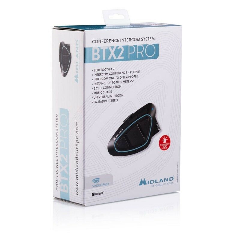 Intercom moto Midland BTX2 Pro S-LR duo